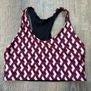 TEREZ Pink Checkered Bra NWOT